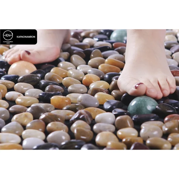 แผ่นหินแท้นวดเท้า เสื่อหินแท้นวดเท้า เพื่อสุขภาพ stone massage