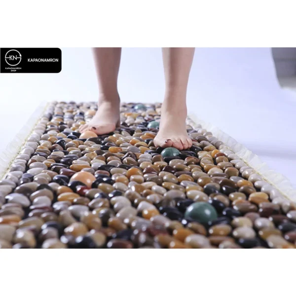 แผ่นหินแท้นวดเท้า เสื่อหินแท้นวดเท้า เพื่อสุขภาพ stone massage