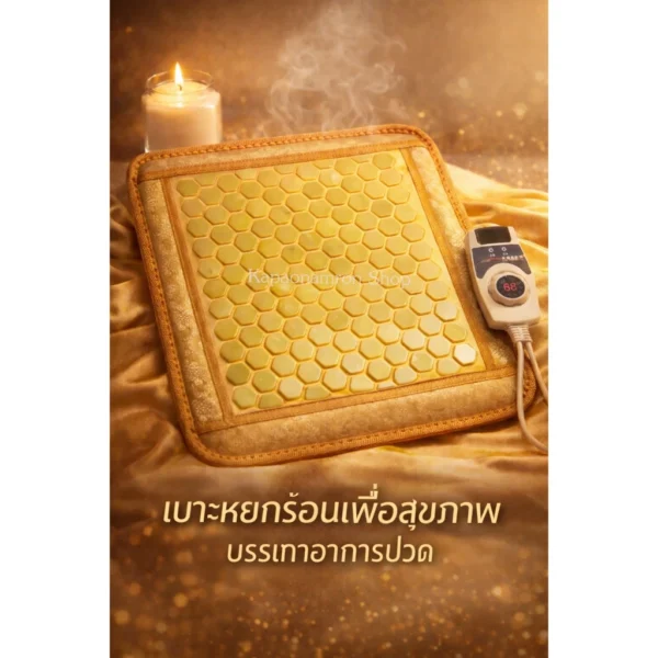 เบาะรองนั่งหินหยก ปรับอุณหภูมิได้
